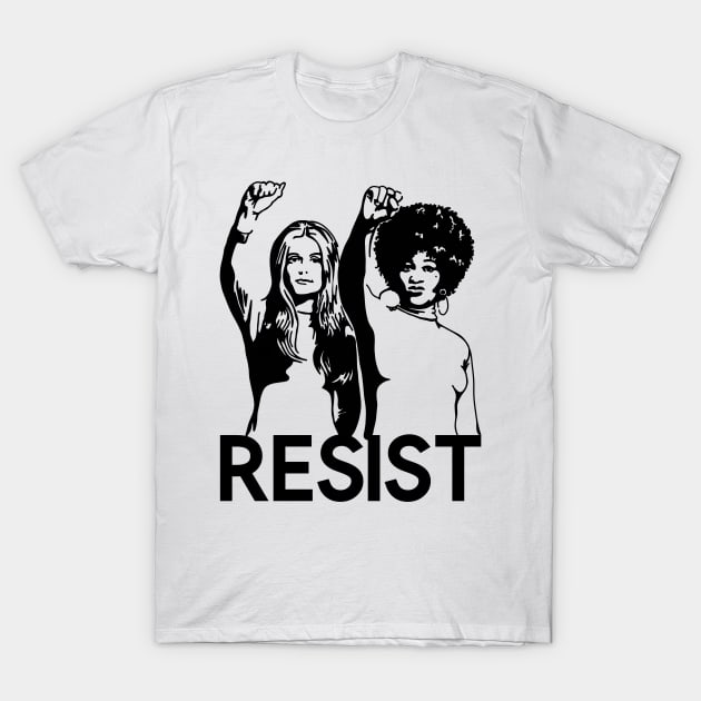 Gloria Steinem and Angela Davis Resist T-Shirt by Left Of Center